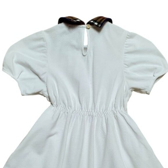 NWOT Burberry White Alesea Dress Size 6y 116cm - Picture 7 of 7